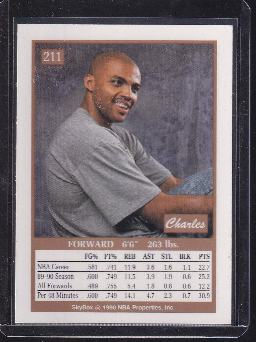 1990-91 SkyBox #211 Charles Barkley
