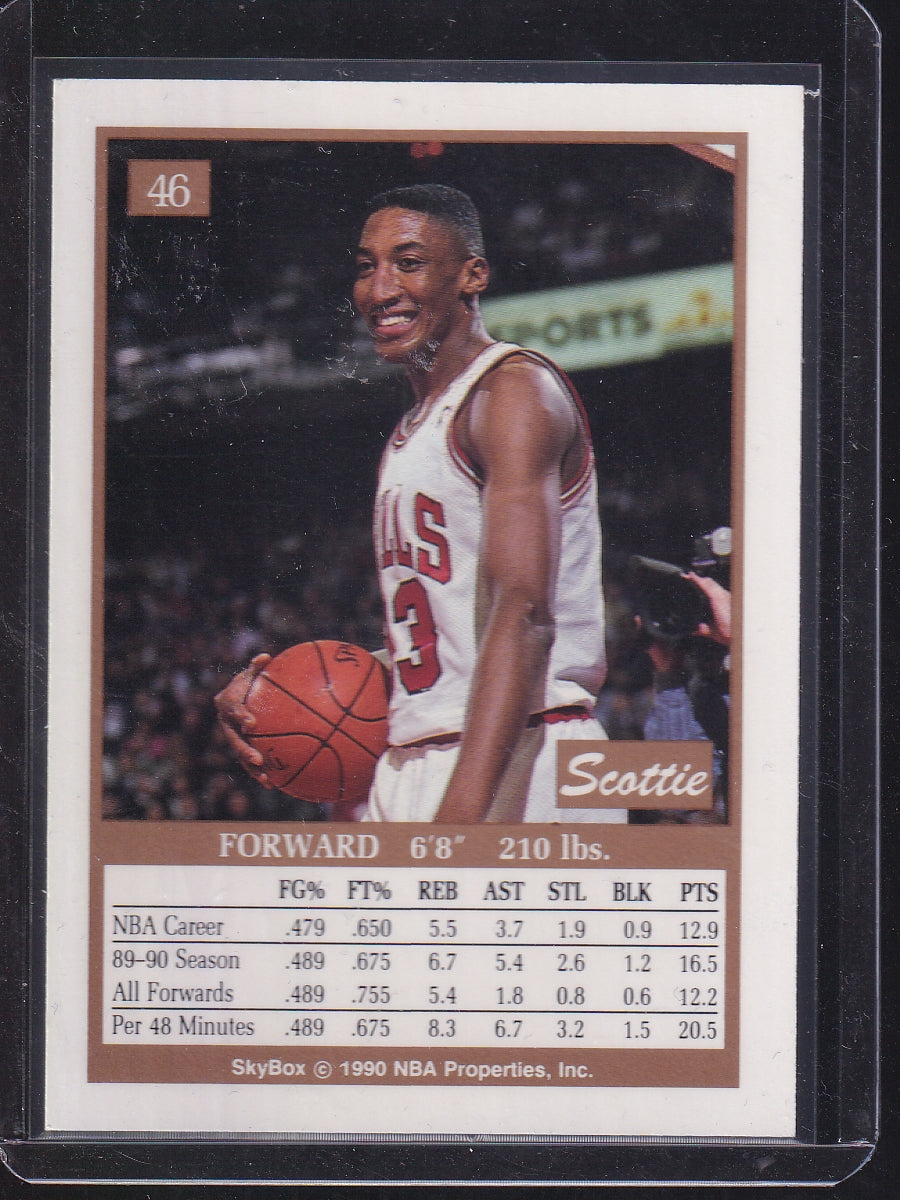 1990-91 SkyBox #46 Scottie Pippen