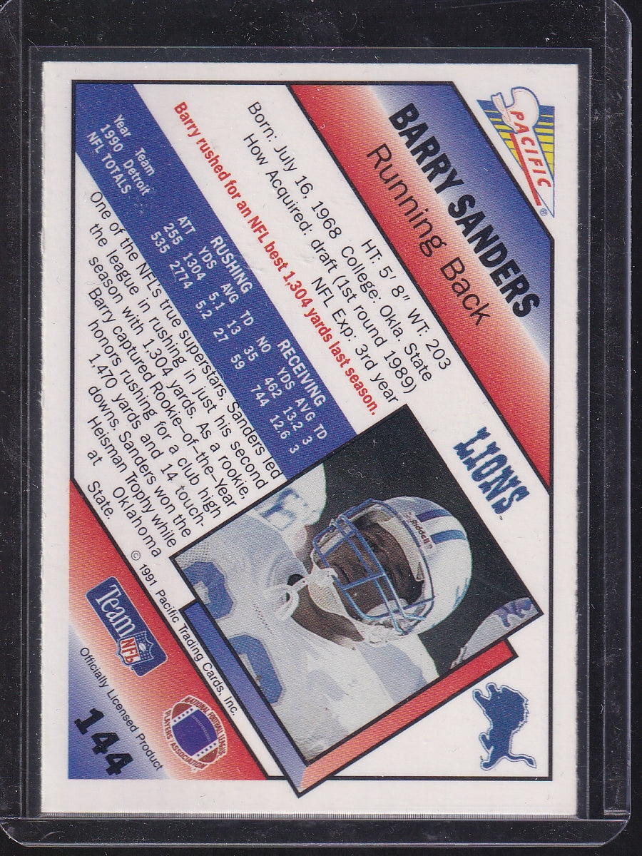 1991 Pacific #1 Barry Sanders