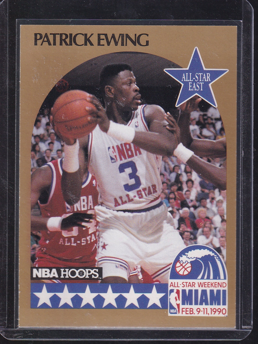 1990-91 Hoops #4 Patrick Ewing