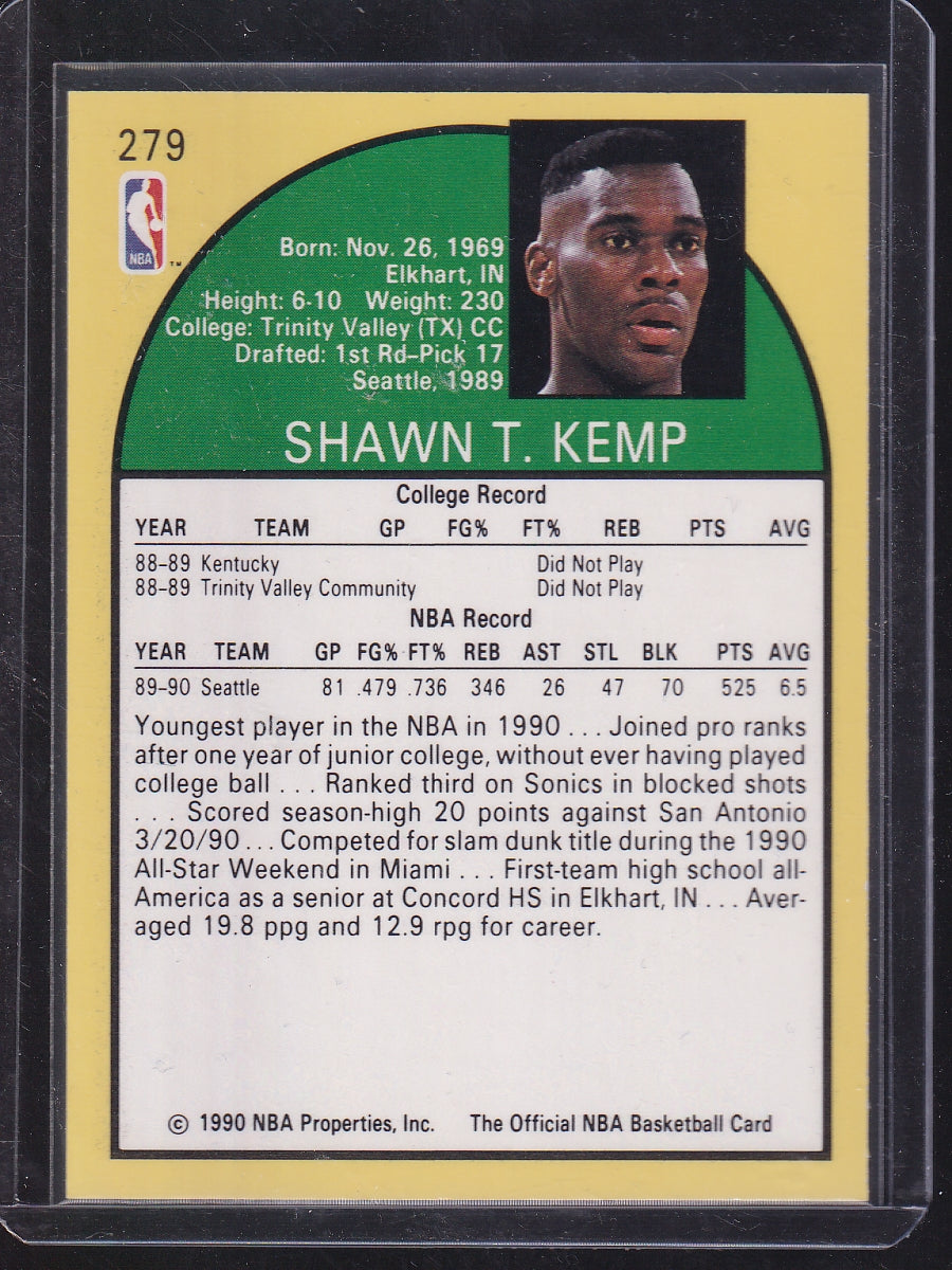 1990 Hoops Team Night Seattle SuperSonics #NNO Shawn Kemp