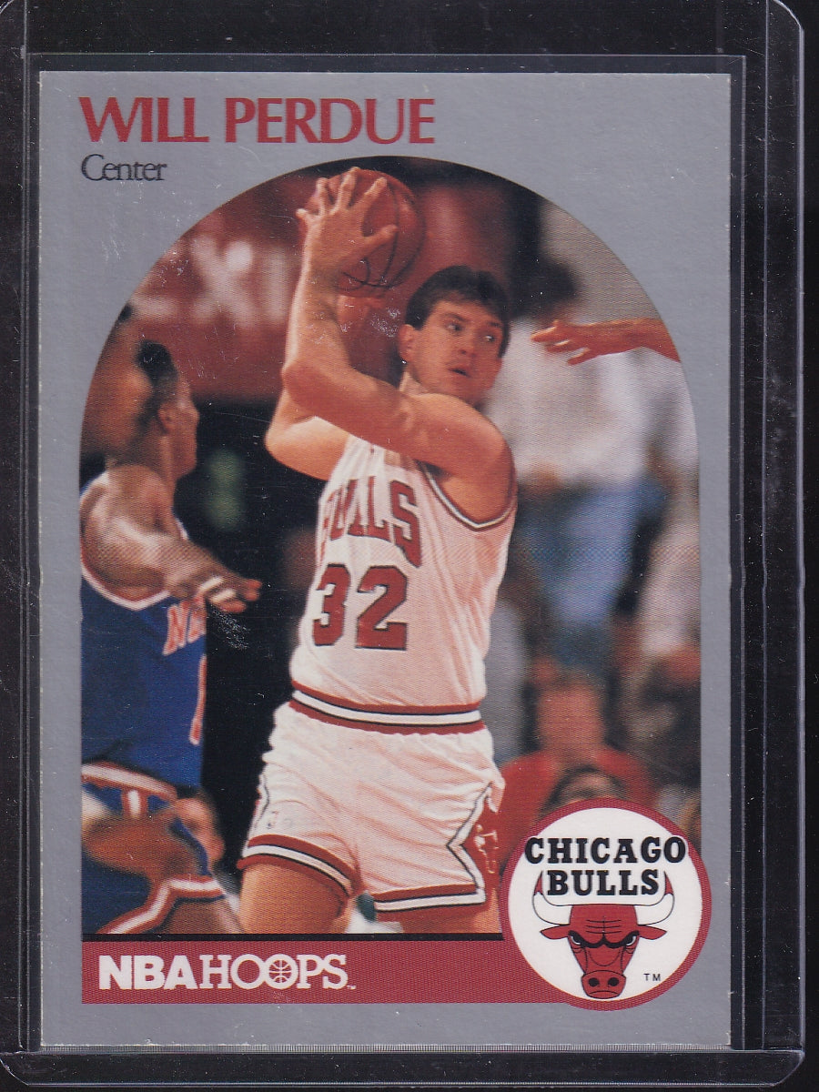 1990-91 Hoops #68 Will Perdue