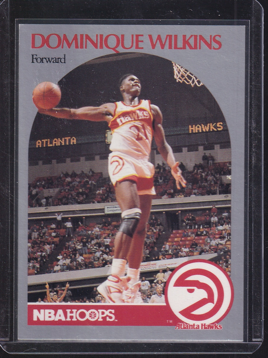 1990-91 Hoops #36 Dominique Wilkins