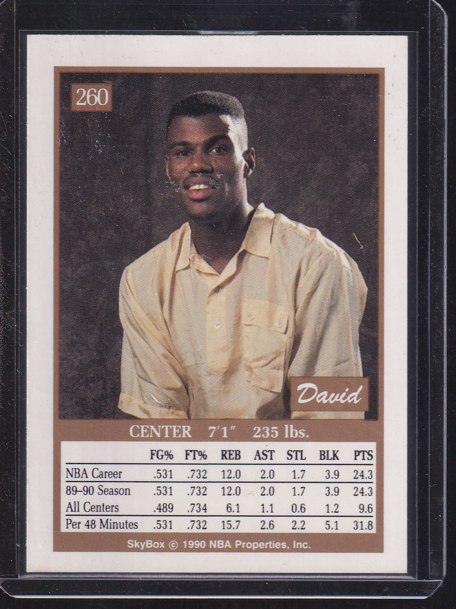 1990-91 SkyBox #260 David Robinson