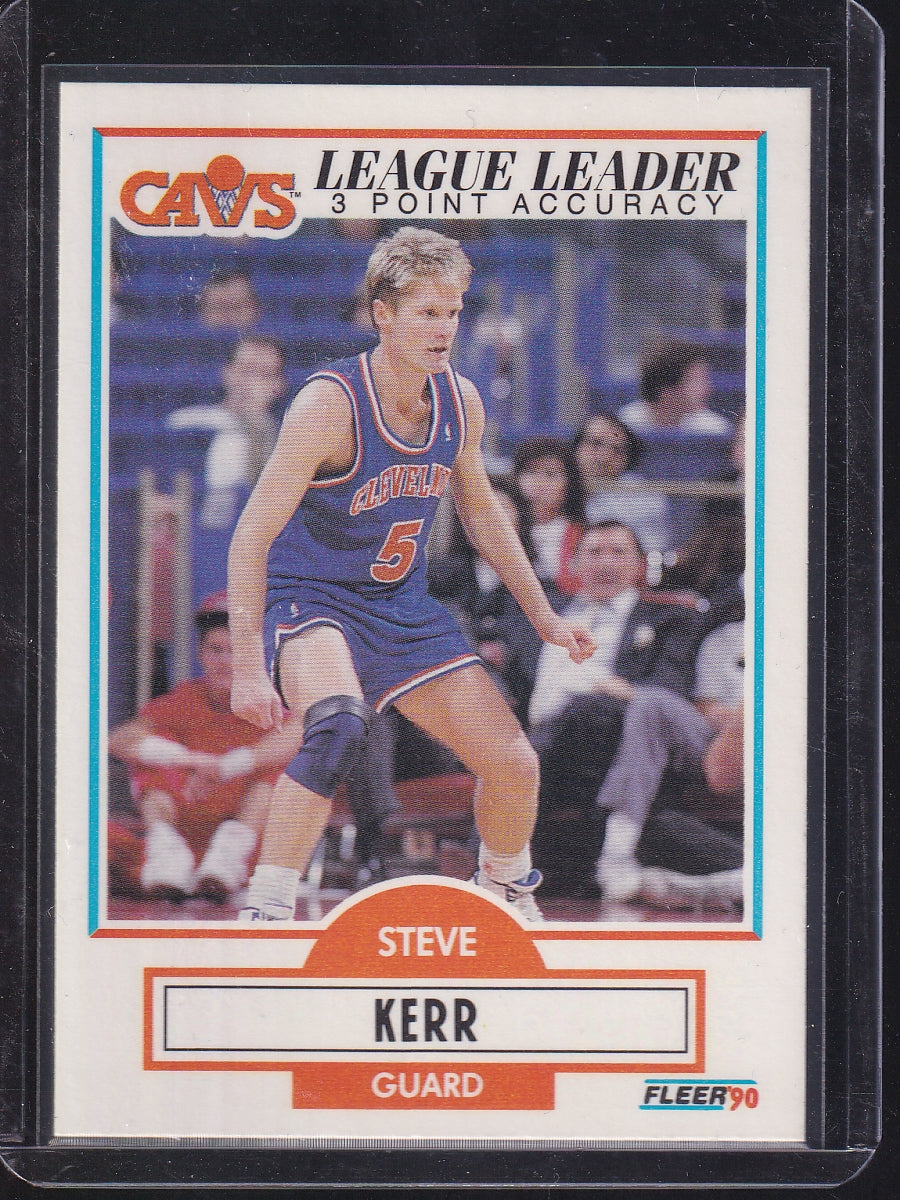 1990-91 Fleer #34b Steve Kerr