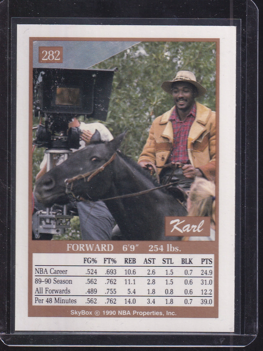 1990-91 SkyBox #282 Karl Malone