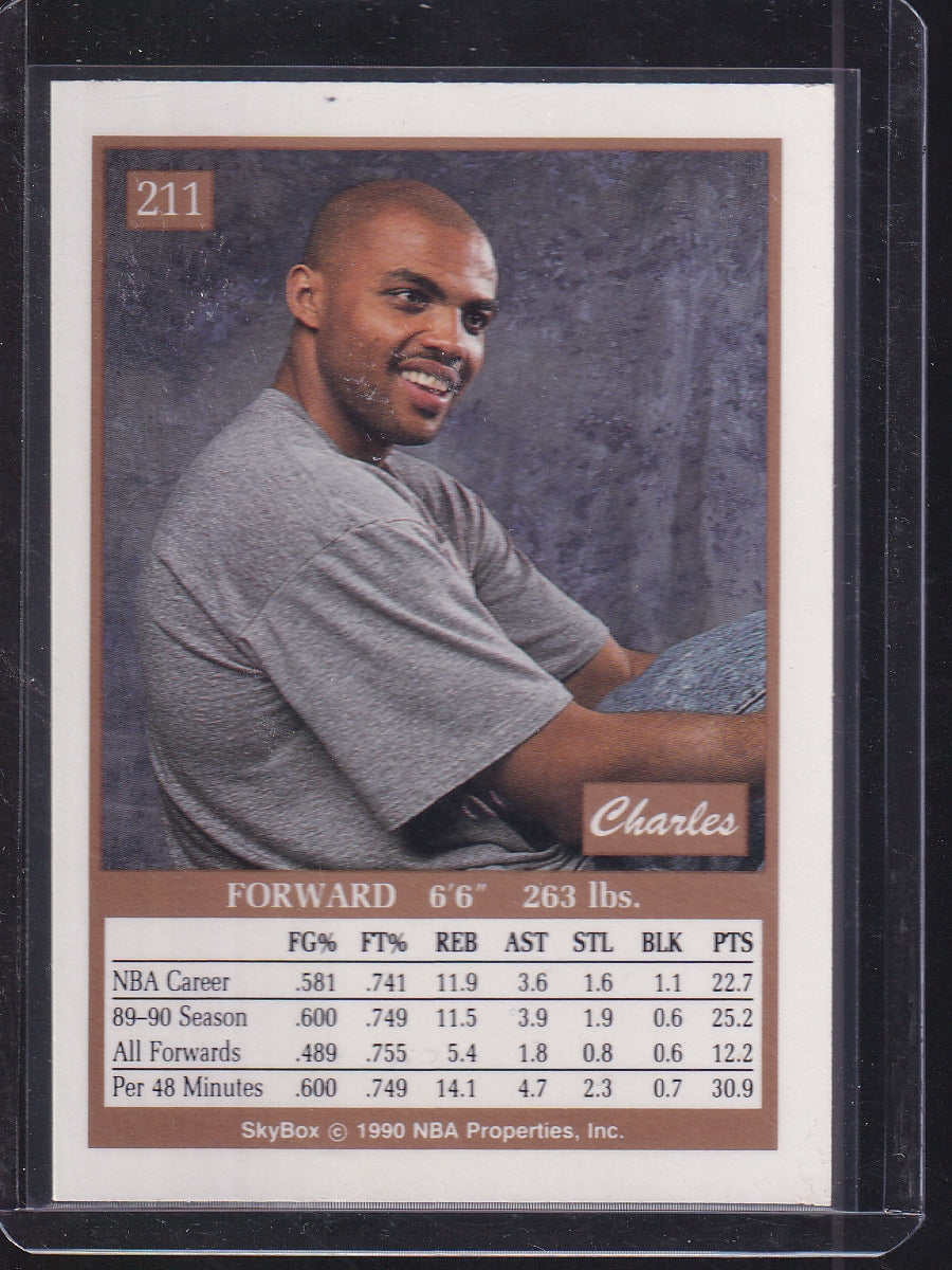 1990-91 SkyBox #211 Charles Barkley