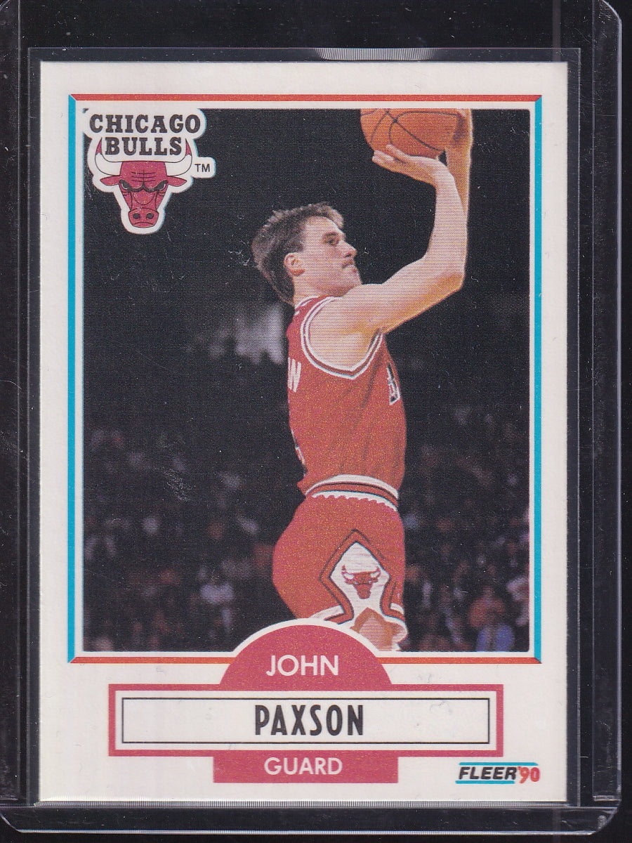 1990-91 Fleer #28b John Paxson