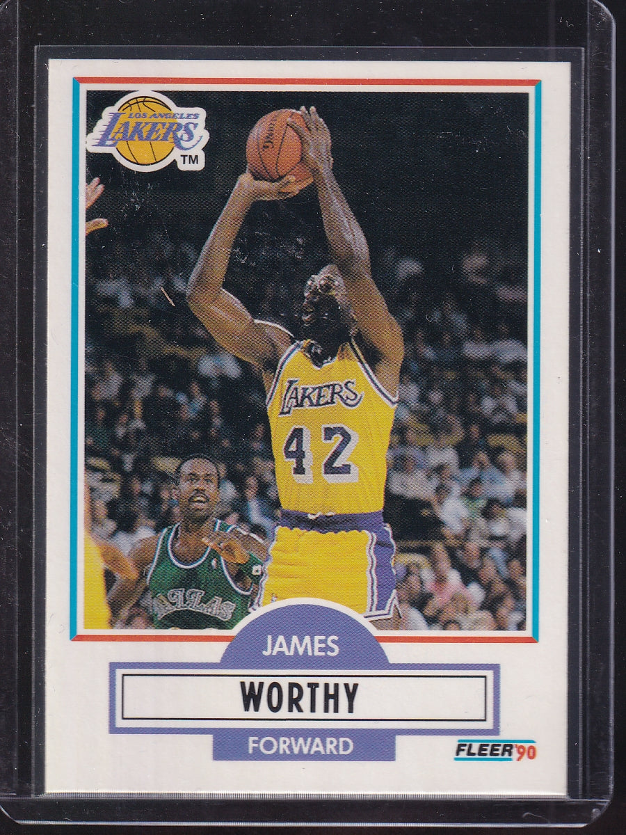 1990-91 Fleer #97 James Worthy