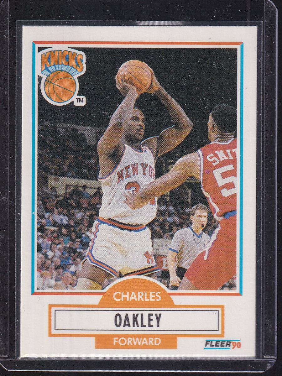 1990-91 Fleer #128 Charles Oakley