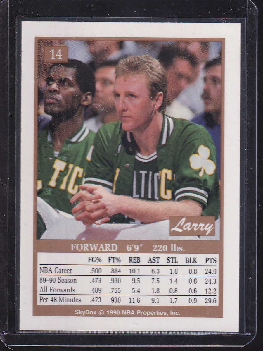 1990-91 SkyBox #14 Larry Bird