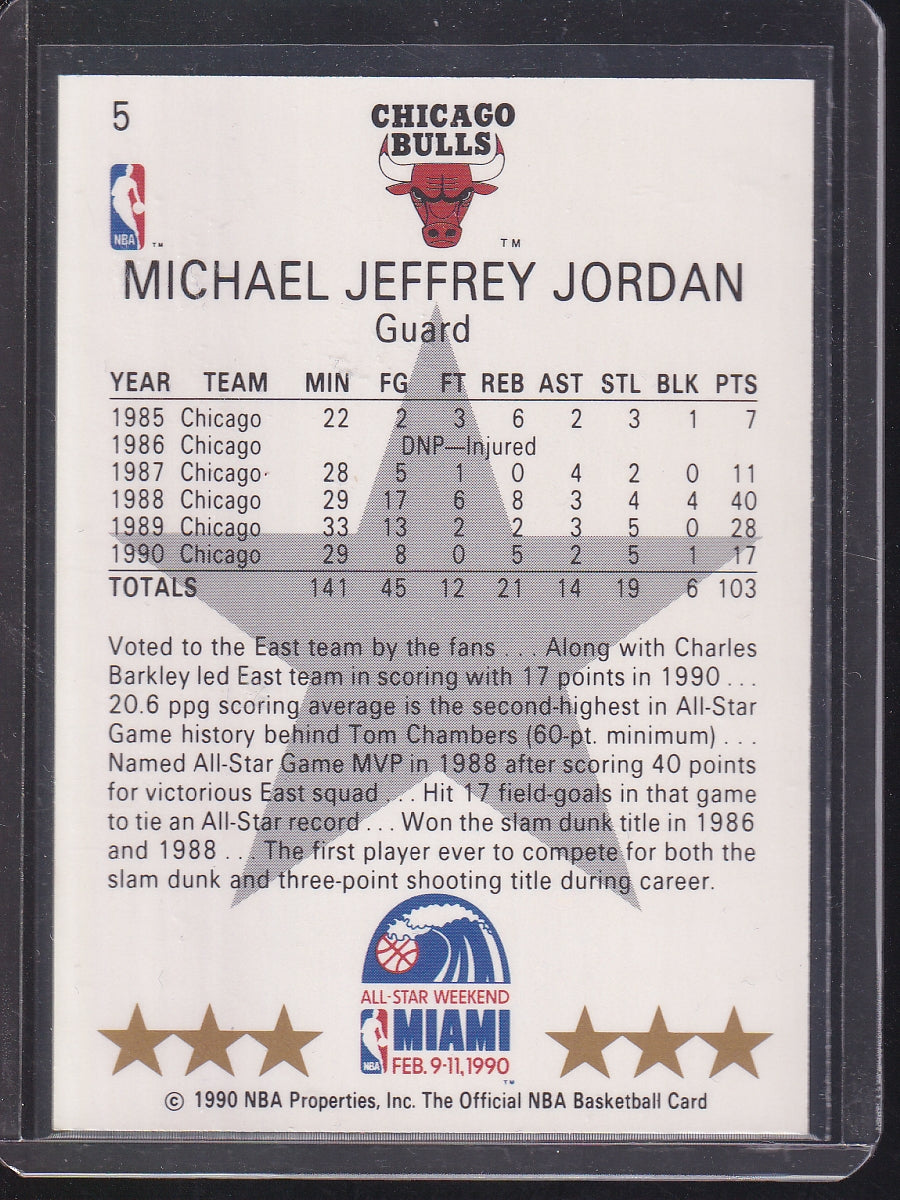 1990-91 Hoops #5 Michael Jordan