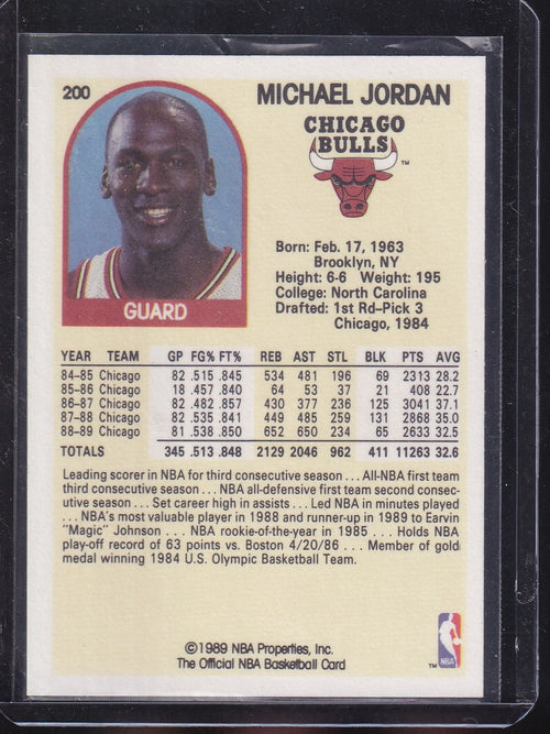1989-90 Hoops #200 Michael Jordan