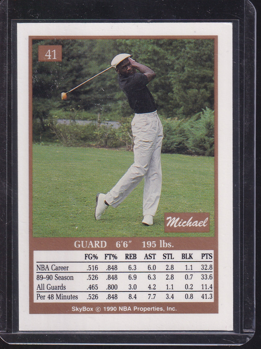 1990-91 SkyBox #41 Michael Jordan
