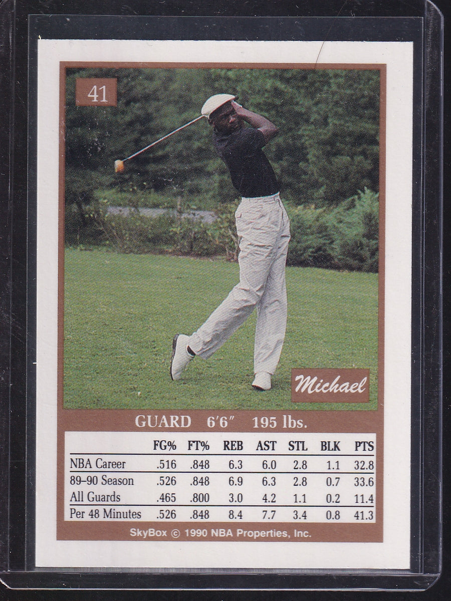 1990-91 SkyBox #41 Michael Jordan