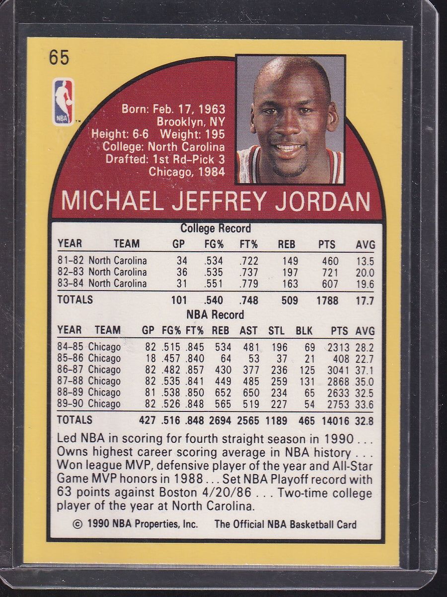 1990-91 Hoops #65 Michael Jordan