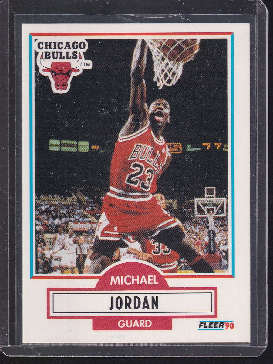 1990-91 Fleer #26b Michael Jordan