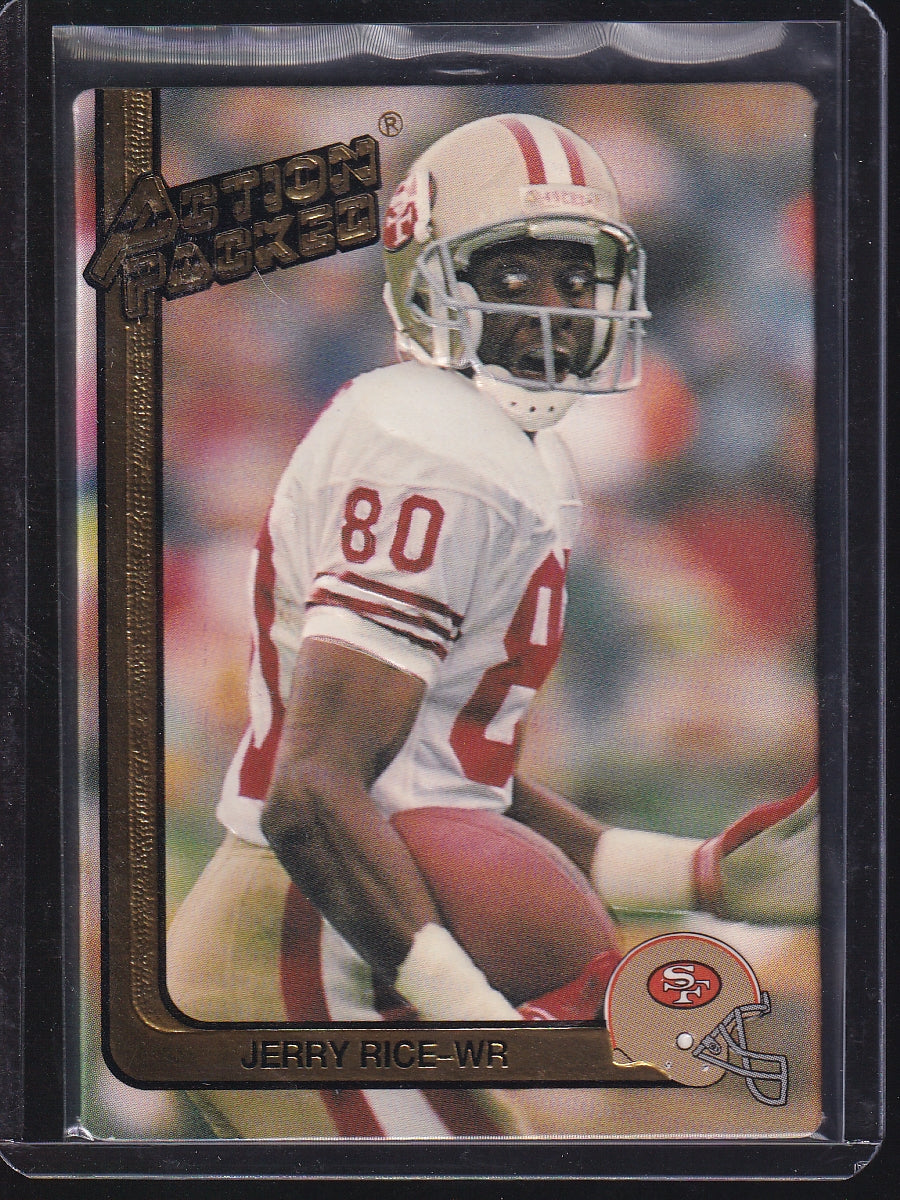 1991 Action Packed #36G Jerry Rice 24K Gold