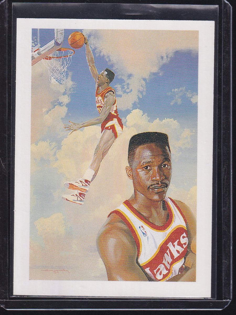 1990-91 Hoops #355 Dominique Wilkins