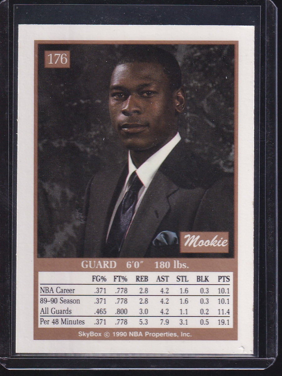 1990-91 SkyBox #176 Mookie Blaylock