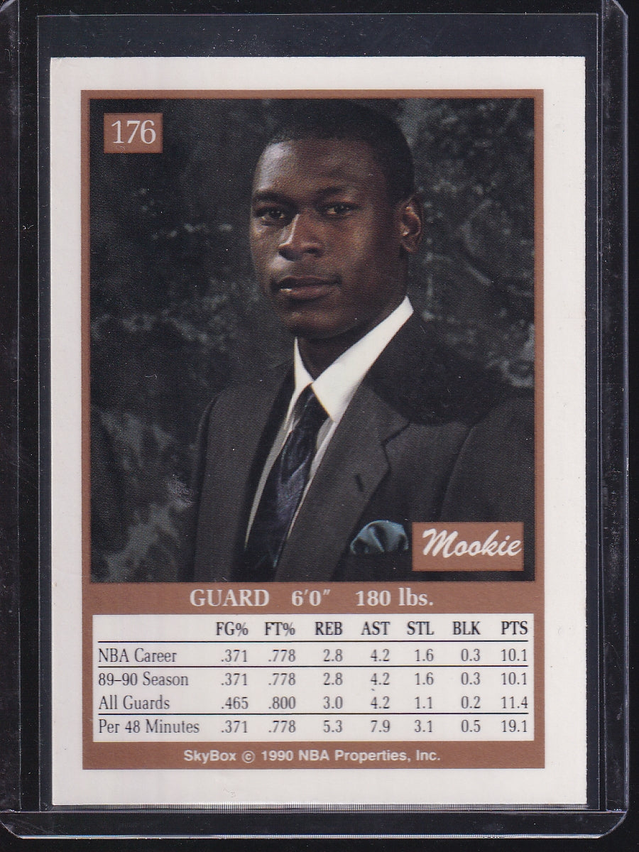 1990-91 SkyBox #176 Mookie Blaylock