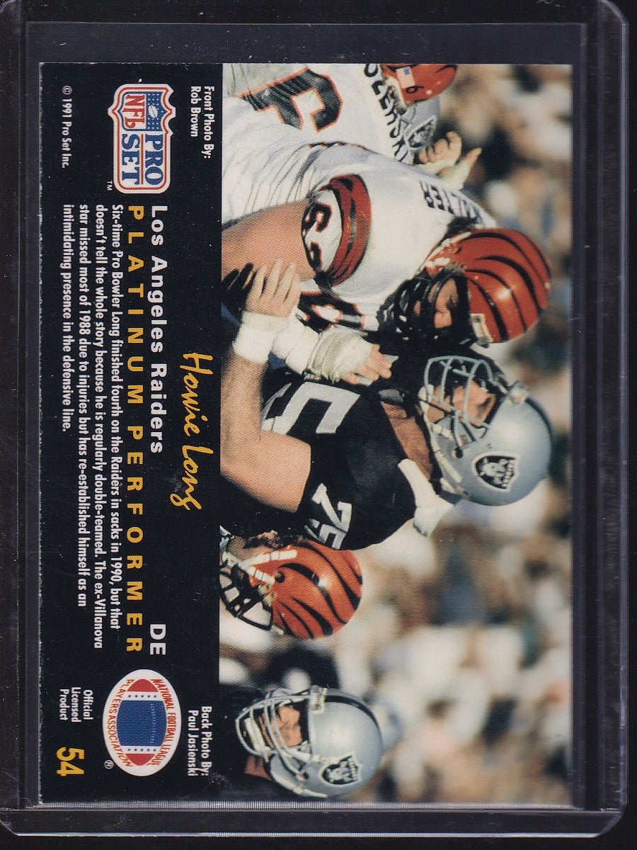1991 Pro Set Platinum #54 Howie Long
