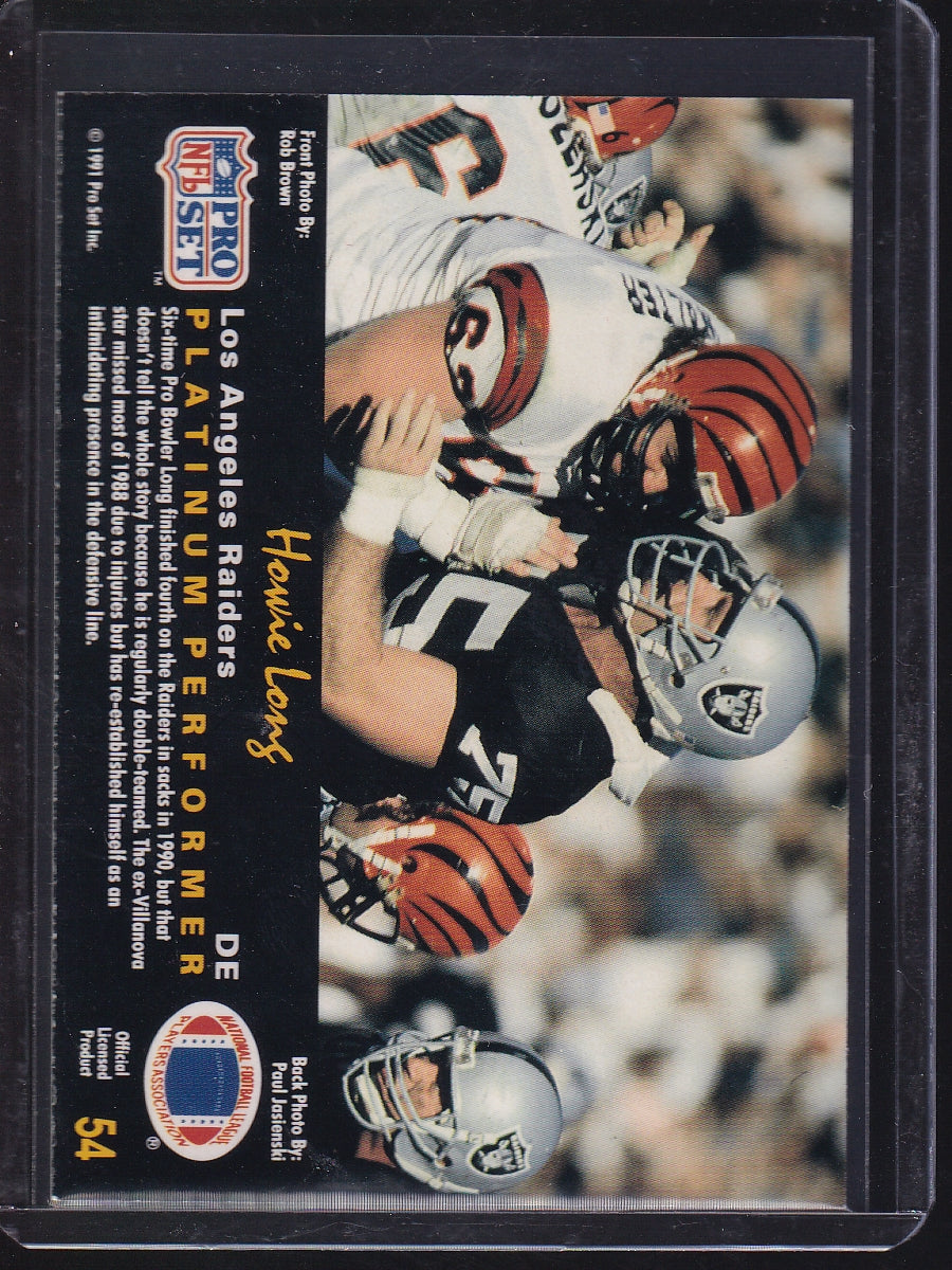 1991 Pro Set Platinum #54 Howie Long