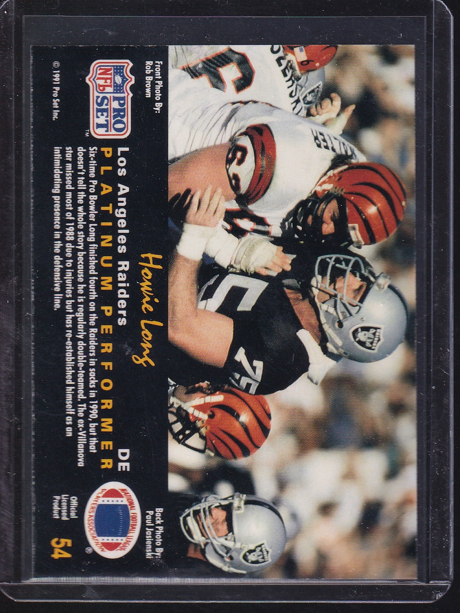 1991 Pro Set Platinum #54 Howie Long