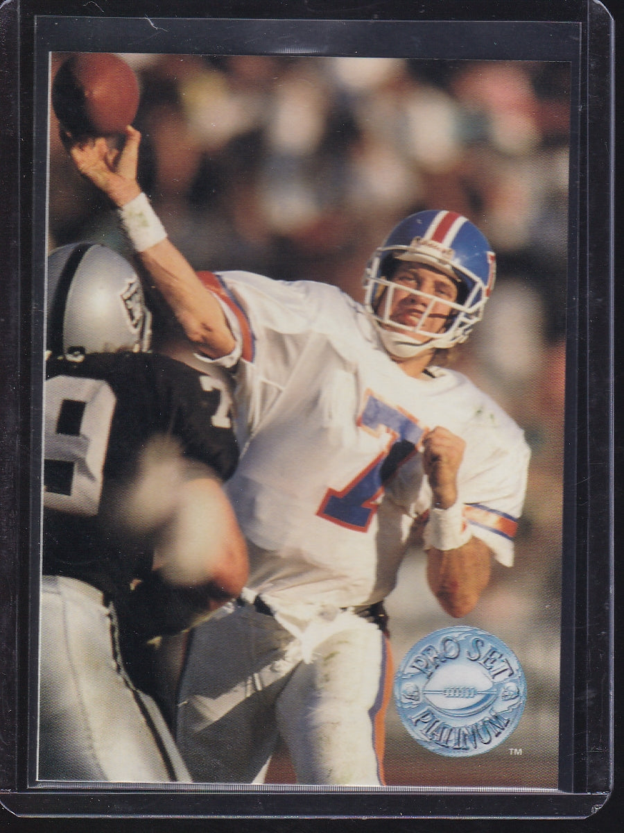 1991 Pro Set Platinum #28 John Elway