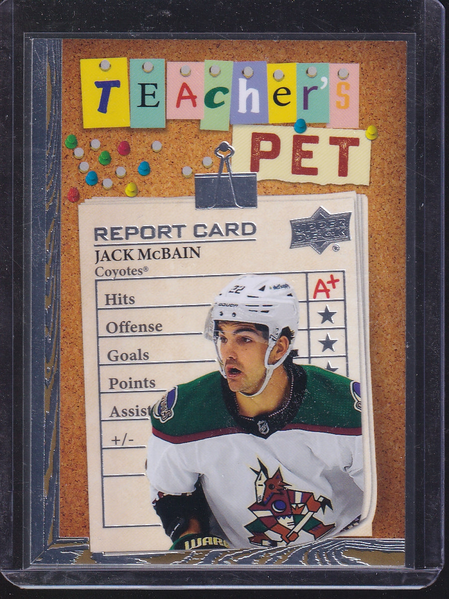 2023-24 Upper Deck #TP-28 Jack McBain Teacher's Pet