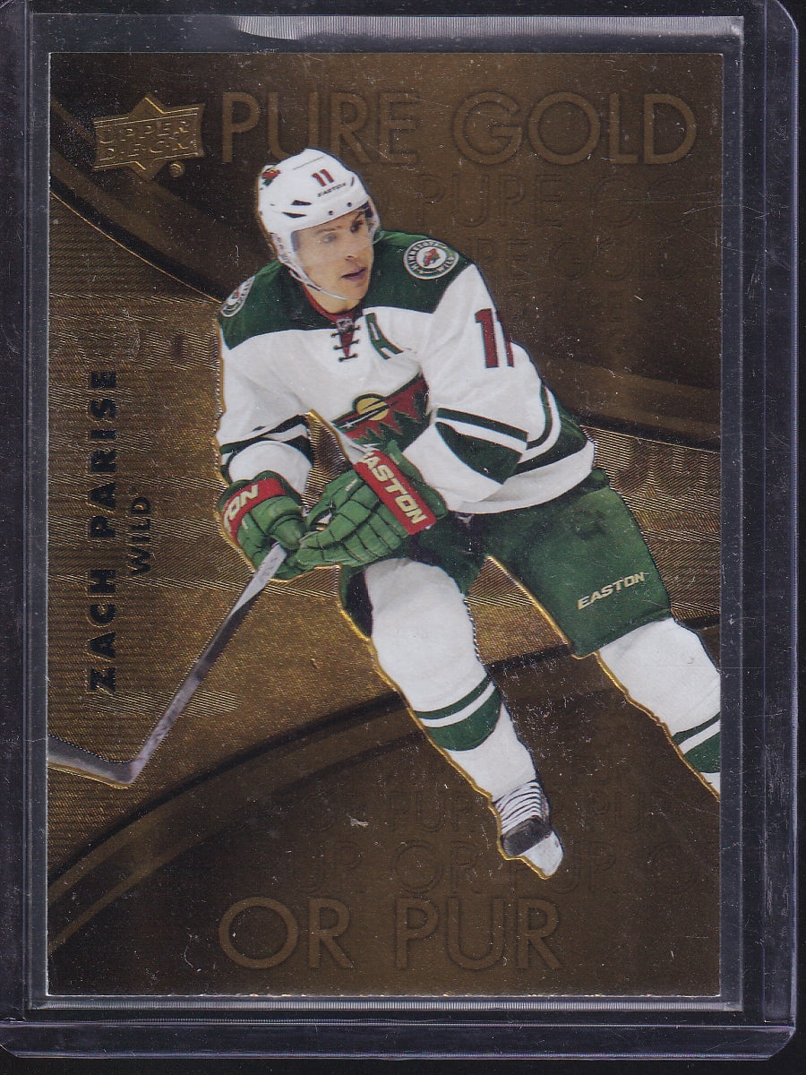 2016-17 Upper Deck Tim Hortons #PG-9 Zach Parise Pure Gold