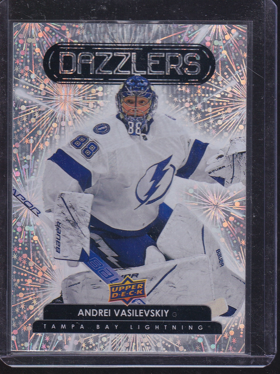 2022-23 Upper Deck #DZ-42 Andrei Vasilevskiy Dazzlers Pink