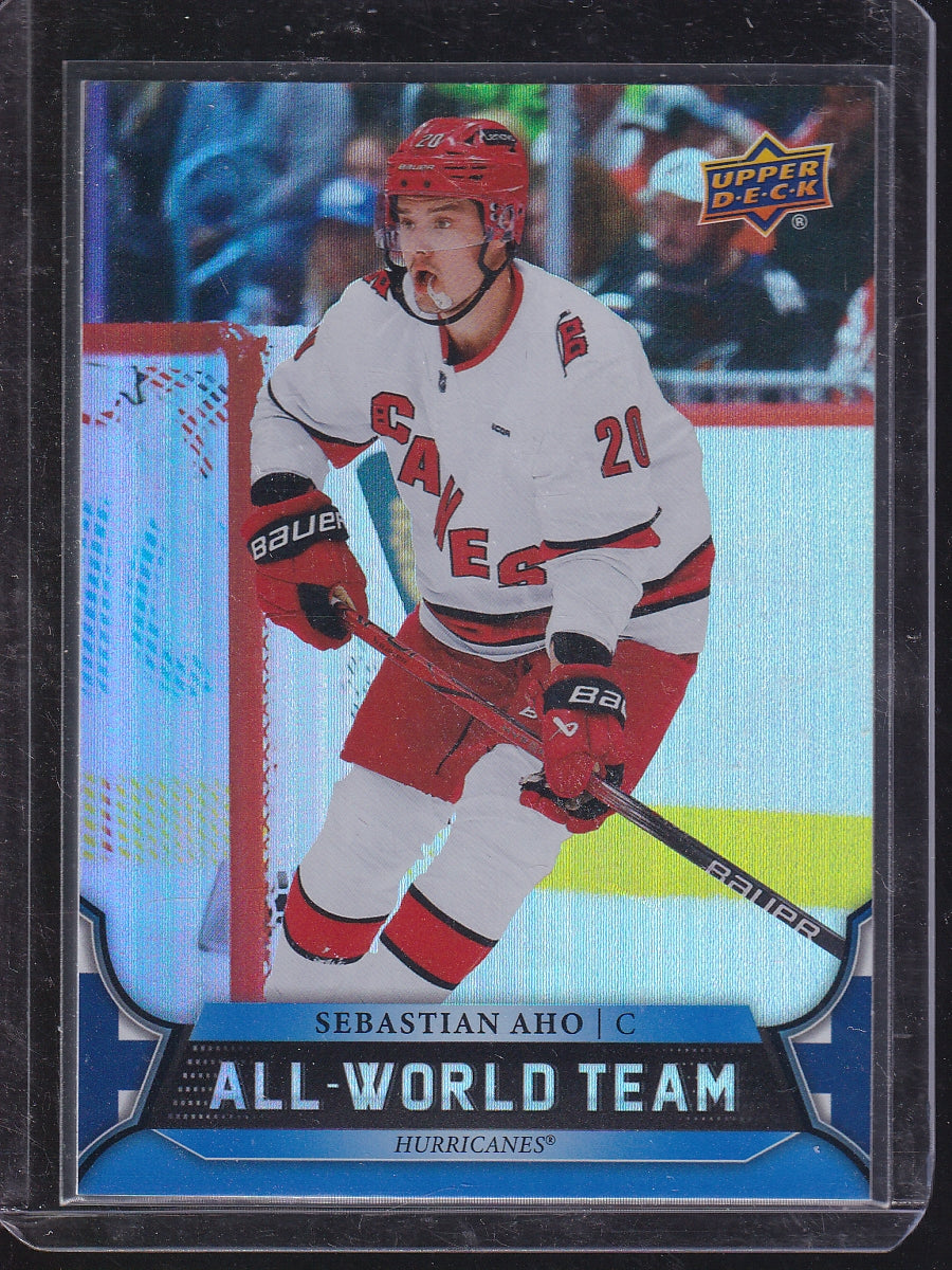 2025-26 Upper Deck #AWT-16 Sebastian Aho All-World Team