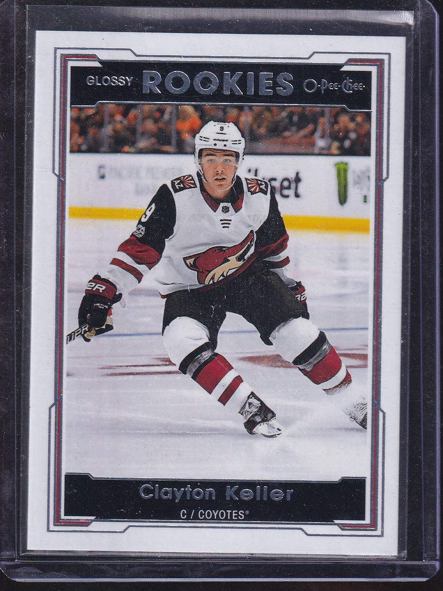 2017-18 Upper Deck #R-10 Clayton Keller 2017-18 O-Pee-Chee Update Glossy Rookies