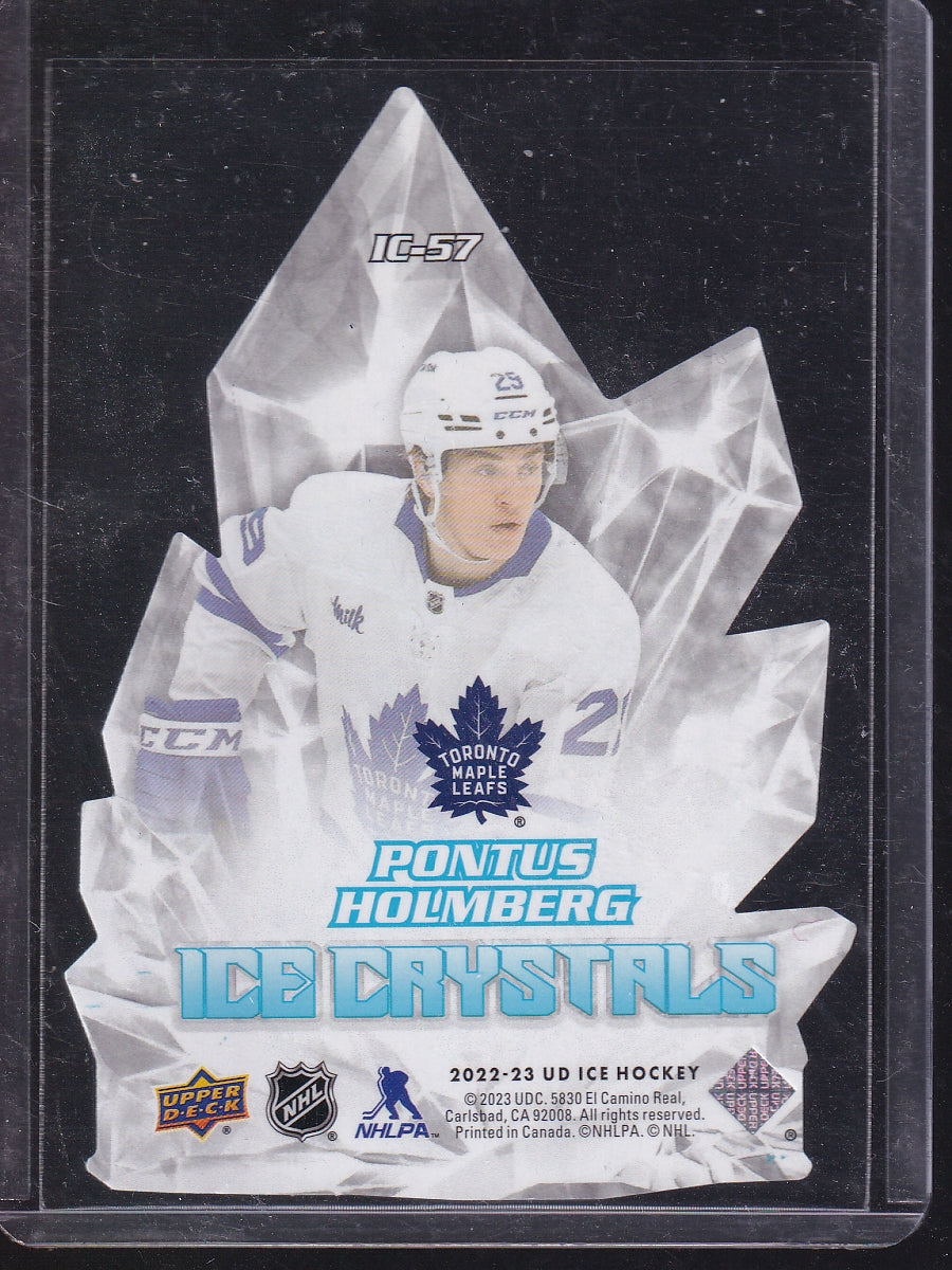 2022-23 Upper Deck Ice #IC-57 Pontus Holmberg Ice Crystals
