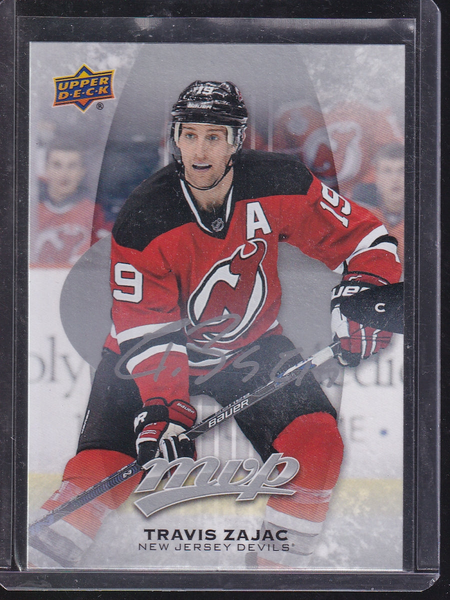 2016-17 Upper Deck MVP #86 Travis Zajac Silver Script
