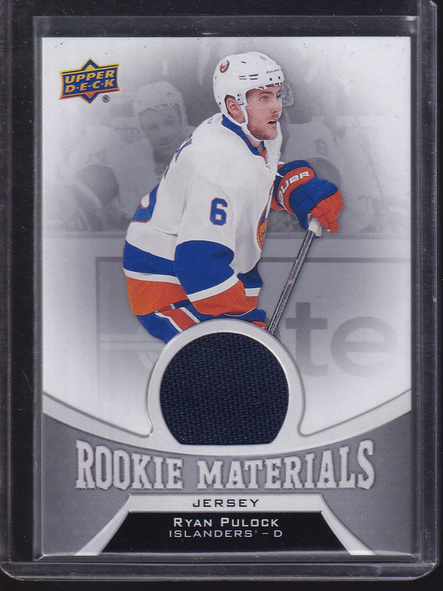 2016-17 Upper Deck #RM-RP Ryan Pulock Rookie Materials