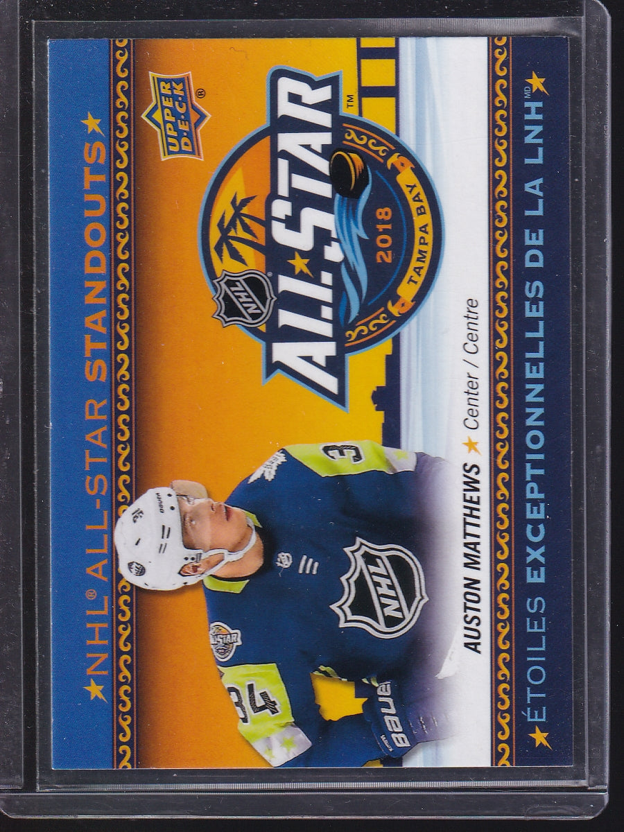 2018-19 Upper Deck Tim Hortons #AS-4 Auston Matthews NHL All-Star Standouts