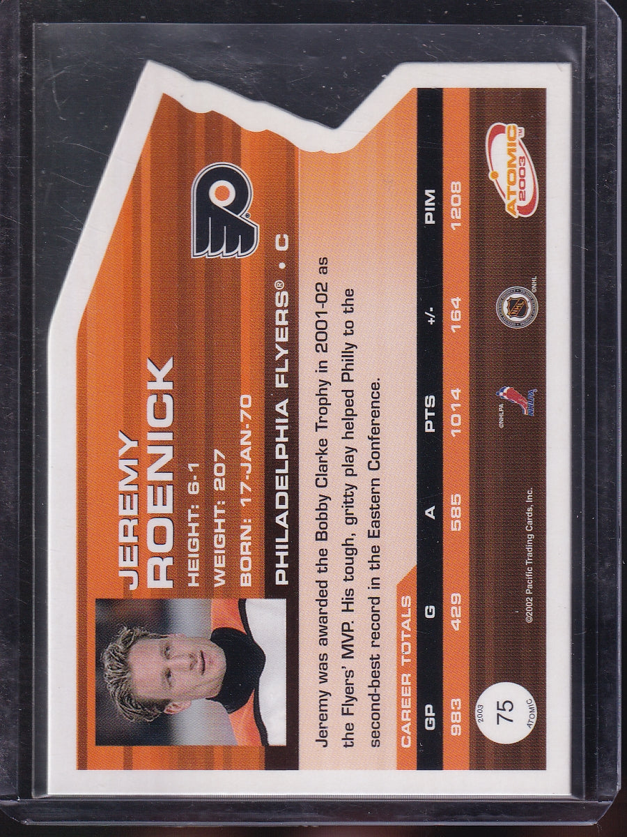 2002-03 Pacific Atomic #75 Jeremy Roenick