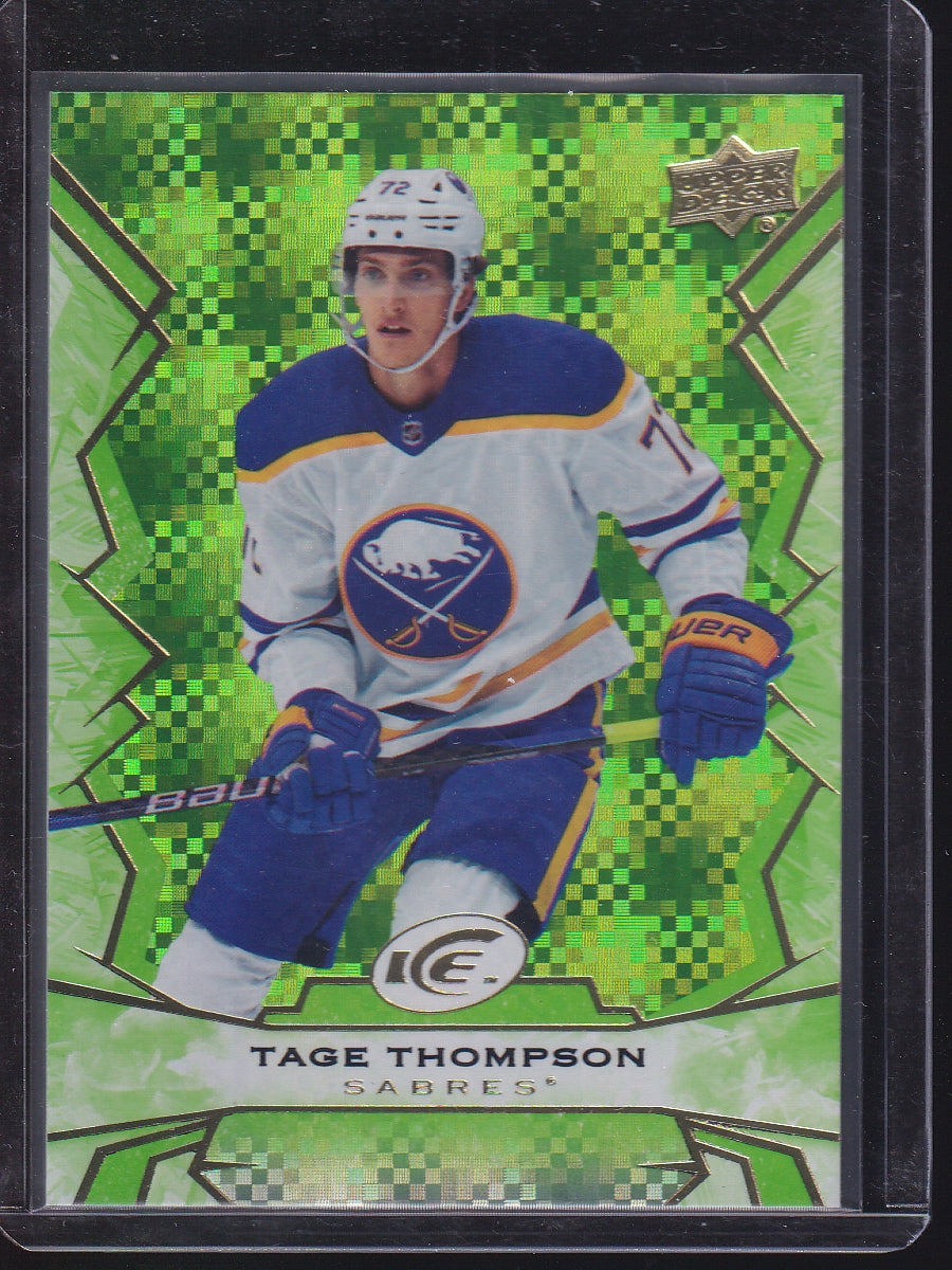 2022-23 Upper Deck Ice #18 Tage Thompson Green