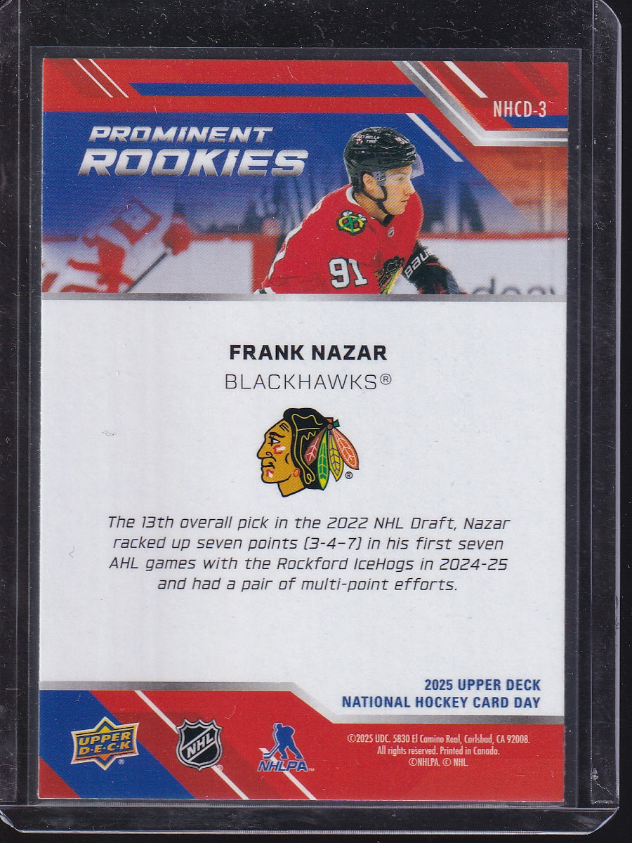 2025 Upper Deck National Hockey Card Day #NHCD-3 Frank Nazar