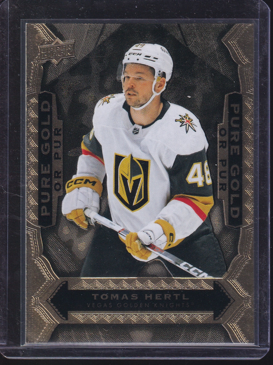 2024-25 Upper Deck Tim Hortons #PG-11 Tomas Hertl Pure Gold
