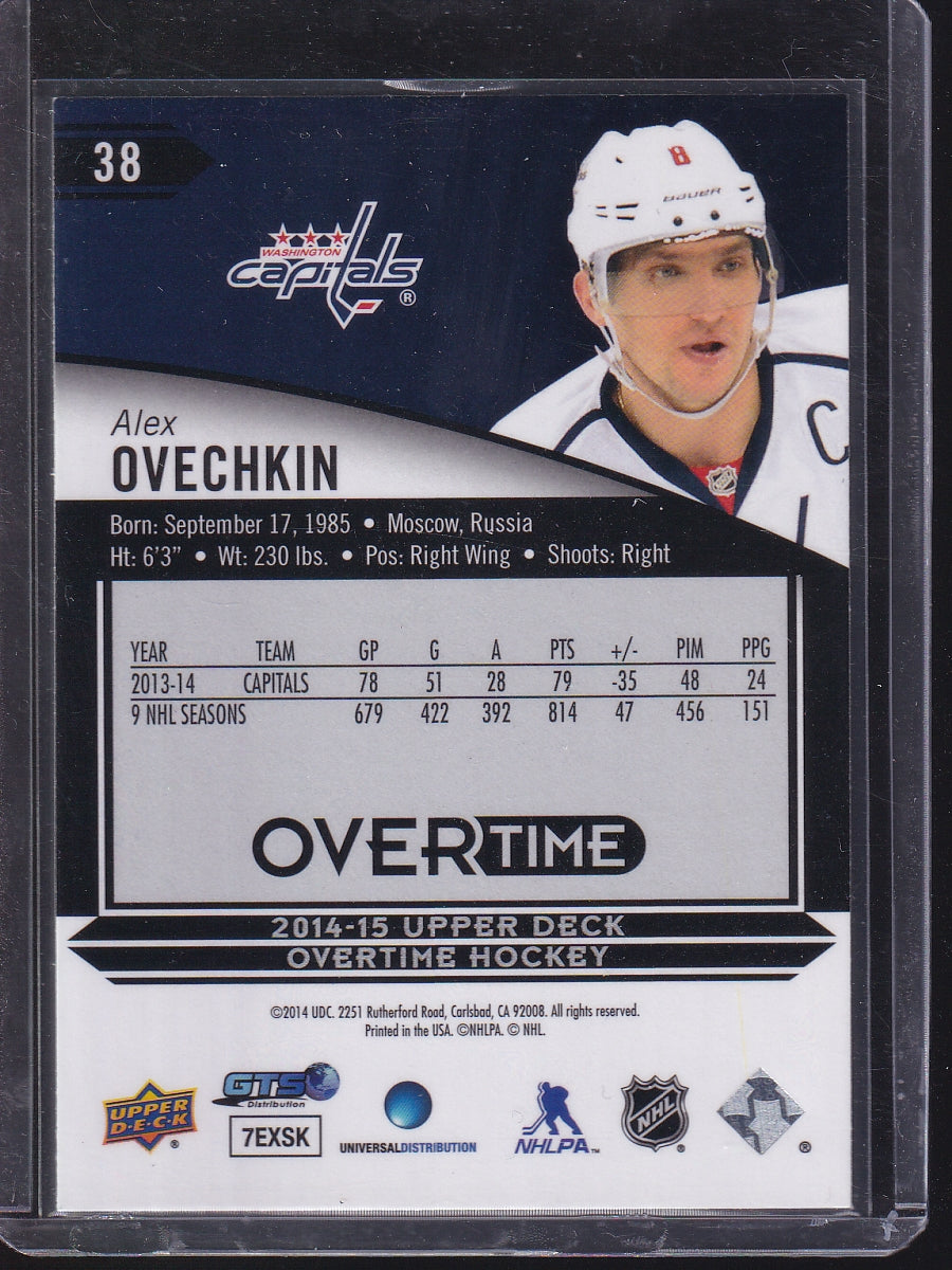 2014-15 Upper Deck Overtime #38 Alex Ovechkin