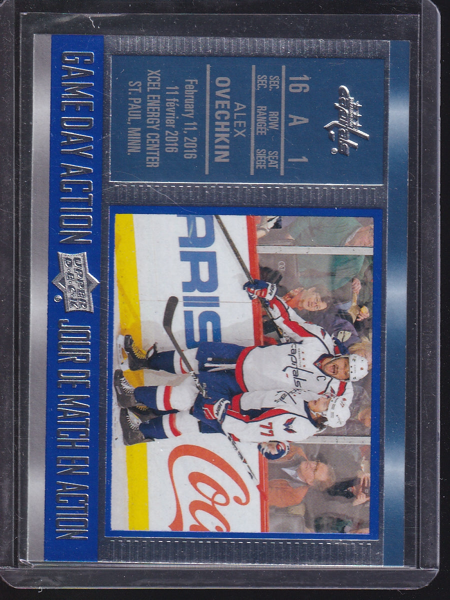 2016-17 Upper Deck Tim Hortons #GDA-14 Alex Ovechkin Game Day Action