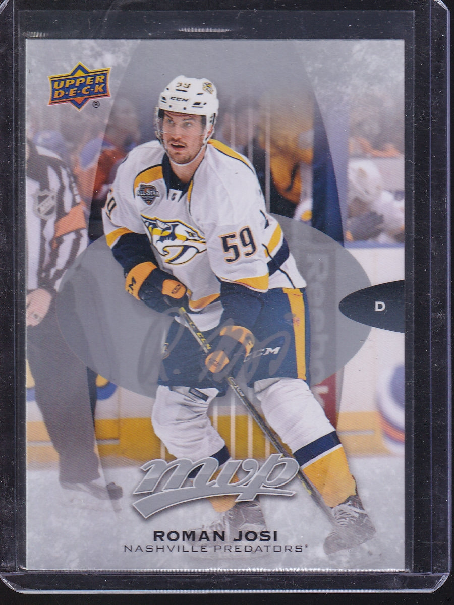 2016-17 Upper Deck MVP #2 Roman Josi Silver Script