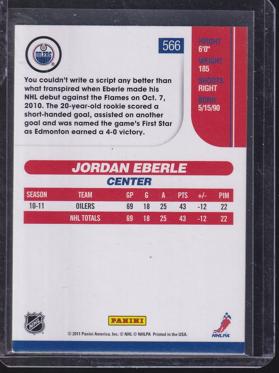 2010-11 Score #566 Jordan Eberle