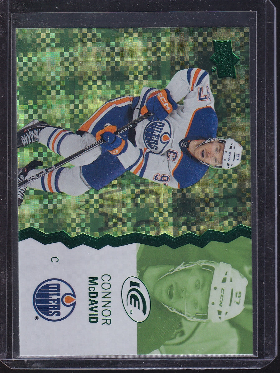2023-24 Upper Deck Ice #42 Connor McDavid Green