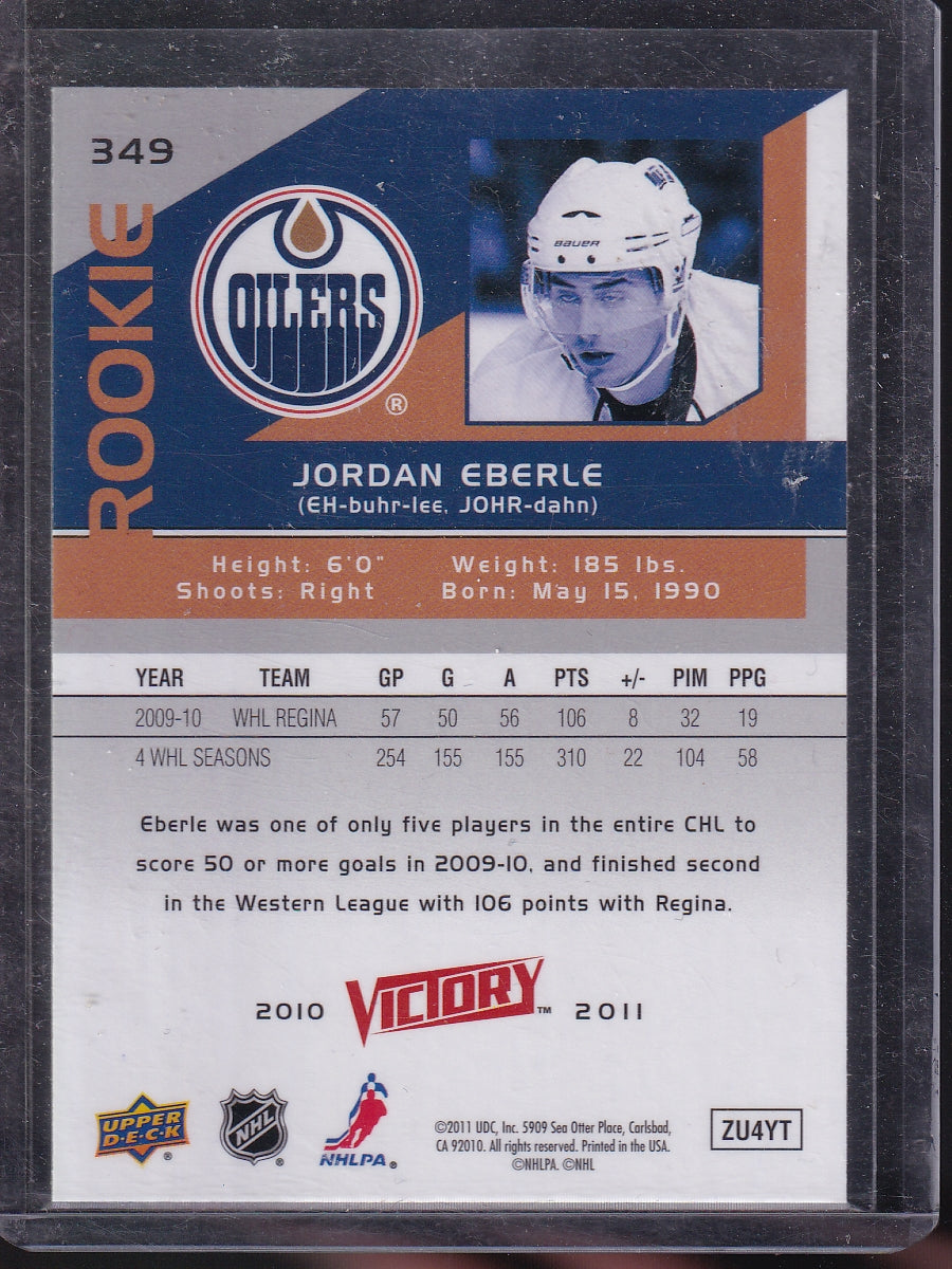 2010-11 Upper Deck #349 Jordan Eberle 2010-11 Upper Deck Victory Update