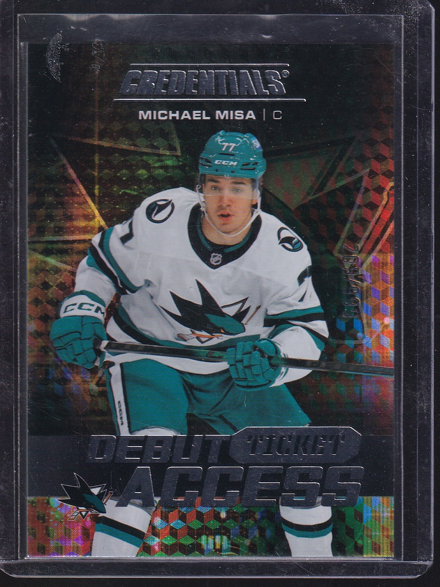 2025-26 Upper Deck Credentials #102 Michael Misa #/999