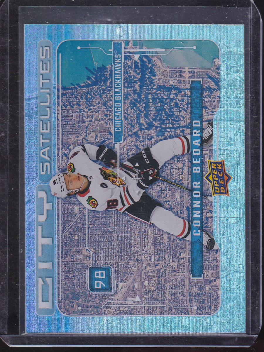 2024-25 Upper Deck #CS-11 Connor Bedard City Satellites